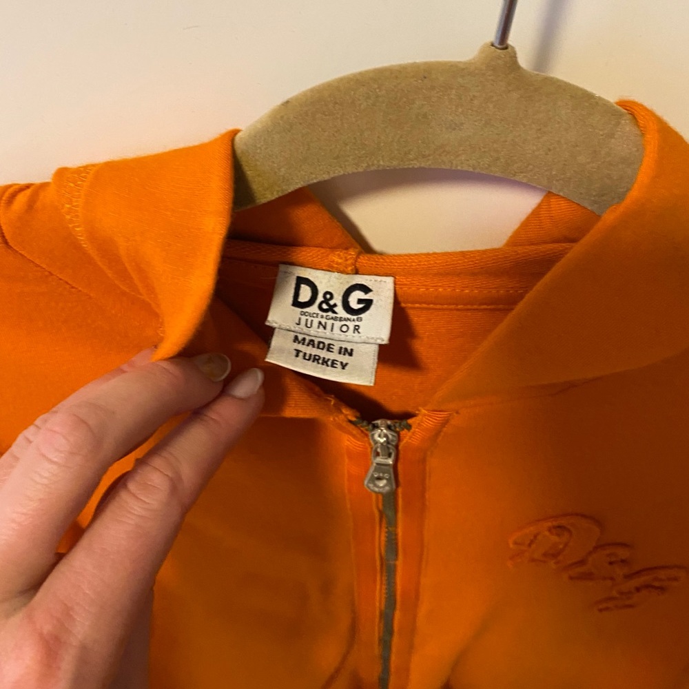 D&G Junior Orange Hoodie View 2
